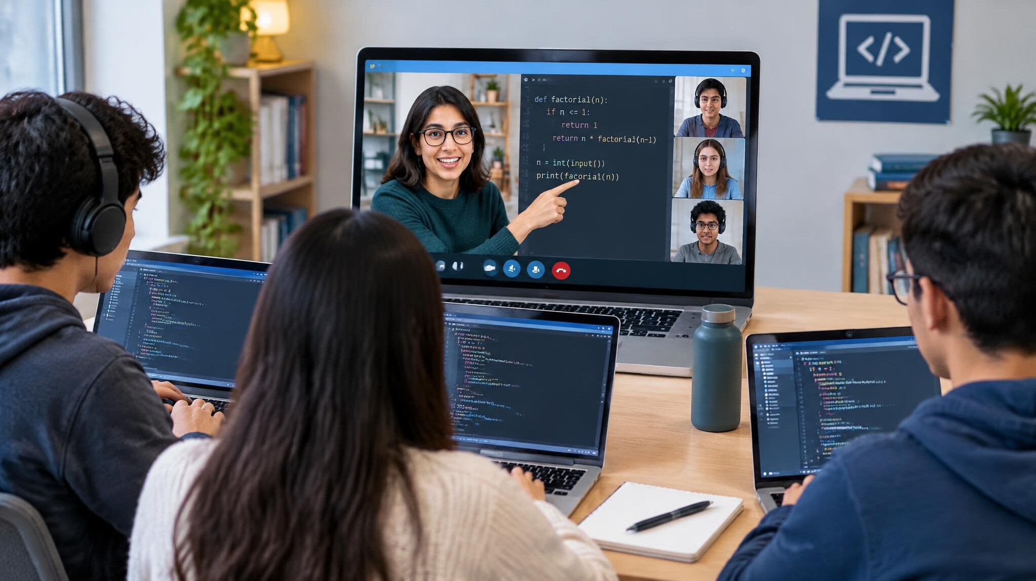 interactive coding class